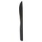 Eco-Products 100% Recycled Content Cutlery, Knife, 6", Black, PK1000 EP-S111 - alternate 1